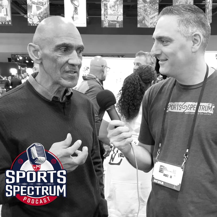 Pro Football Hall of Famer Tony Dungy at Super Bowl LVII on prayer and faith in the NFL
