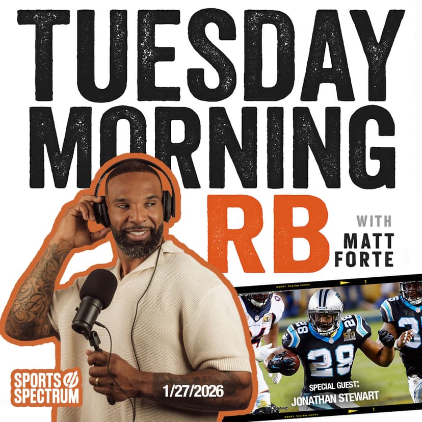 TUESDAY MORNING RB - Panthers legendary RB Jonathan Stewart joins Matt to break down the Conference Championship matchups