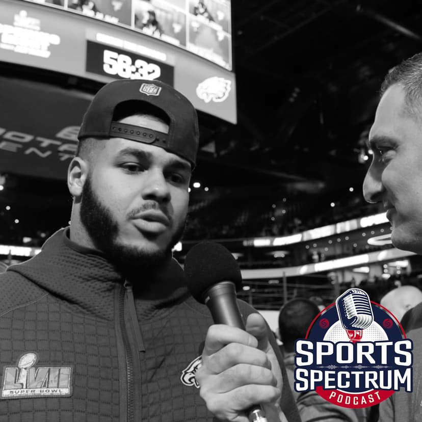 Philadelphia Eagles interviews LIVE from Super Bowl LVII in Phoenix